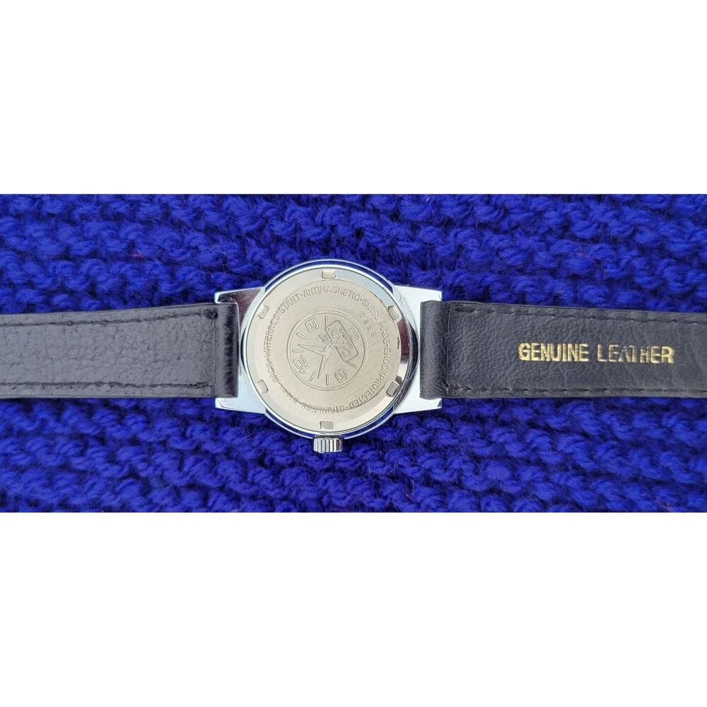 Vintage Camy Sinusflex Watch 17 Jewels Mechanical Green Gradient Dial Gold